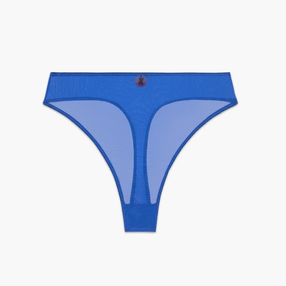 Savage X Fenty I Dare Hue True Blue 3 Piece Combo Thong & Bralette Bundle - Picture 10 of 15